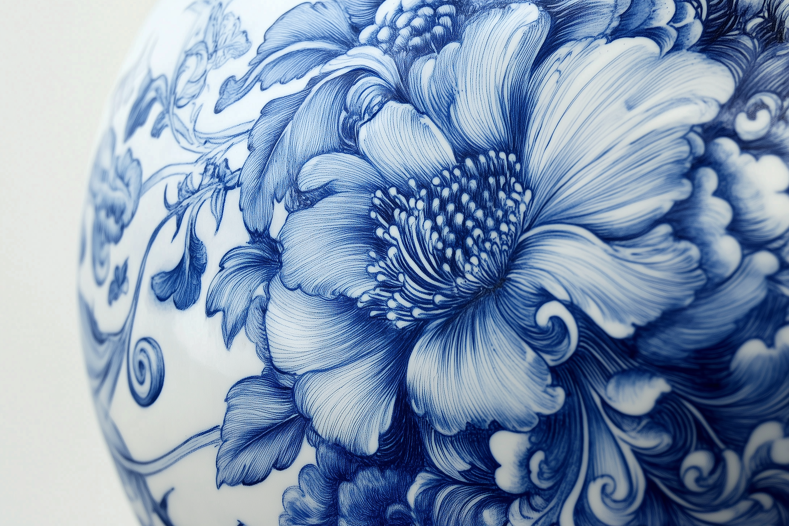 Blue China - Blue and White Handpainted Porcelain