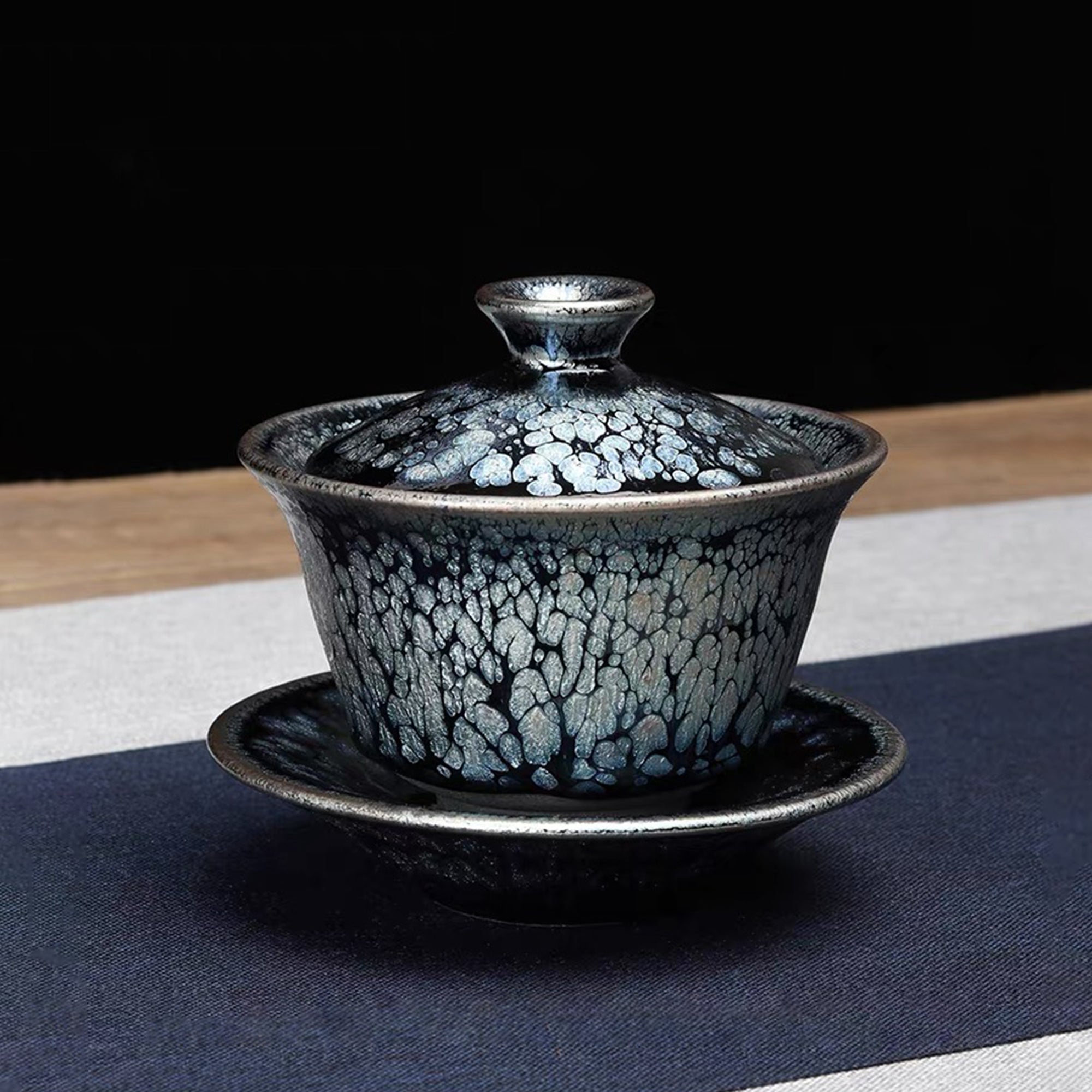 Tenmoku - Silver Drip Gaiwan