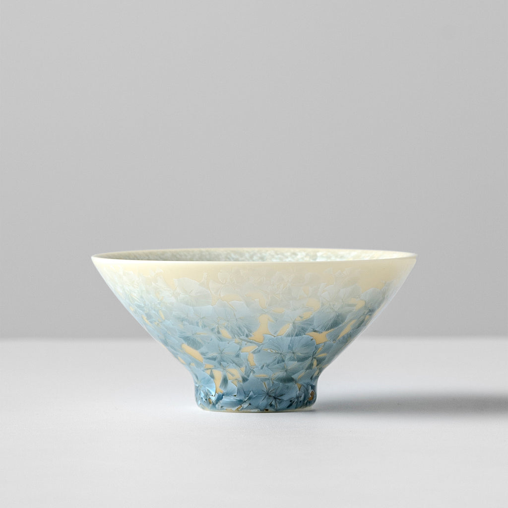 Glacier Bloom Crystal Teacup