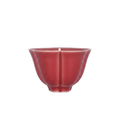 Oxblood Red Porcelain Candle | Winter Plum Soy Wax