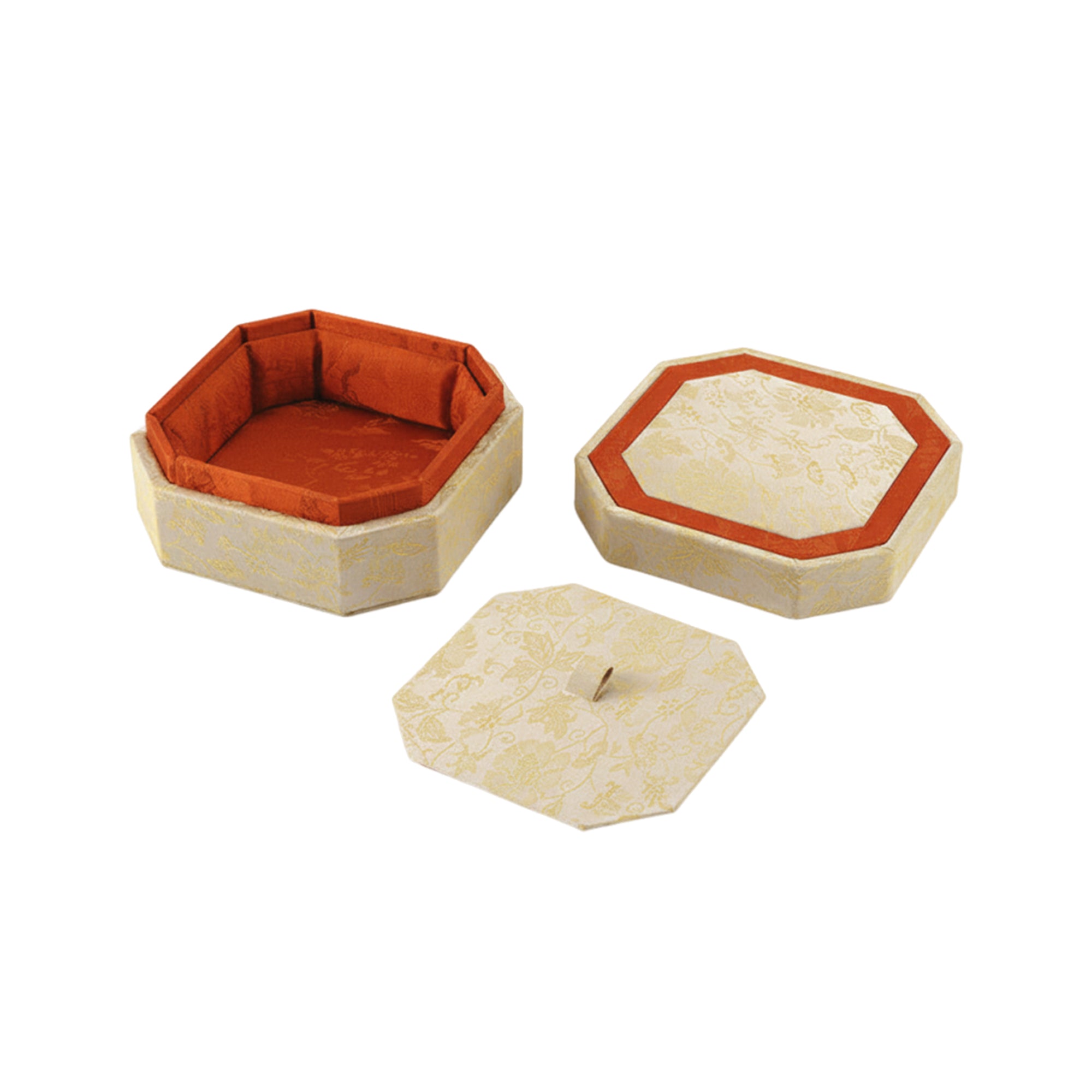 Jinlian Brocade Jewelry & Watch Storage Box