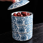 Blue Blossom Tiered Fruit Tray