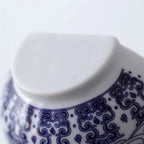 Vintage Blue & White Porcelain Wall Vase