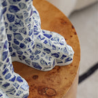 Blue Porcelain Mosaic Sentinel Jaguar Decor