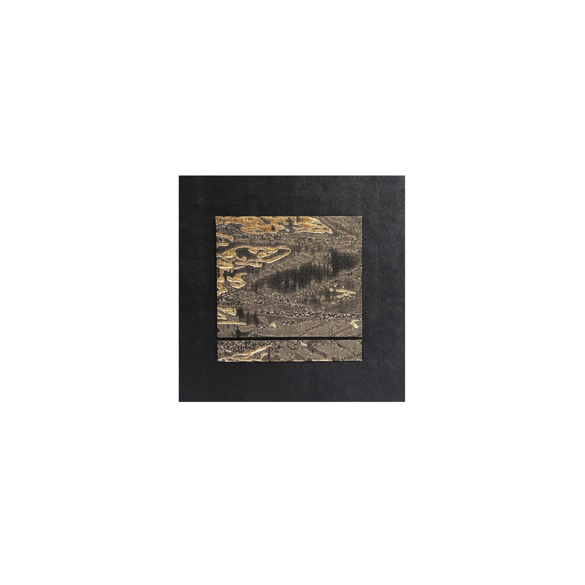 Gilded Fabric Wall Painting 380x380