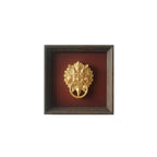 Asian-Inspired Golden Relief Framed Wall Art 215x215