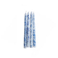 Blue Porcelain Taper Candle Set – 8pcs / 4 Designs