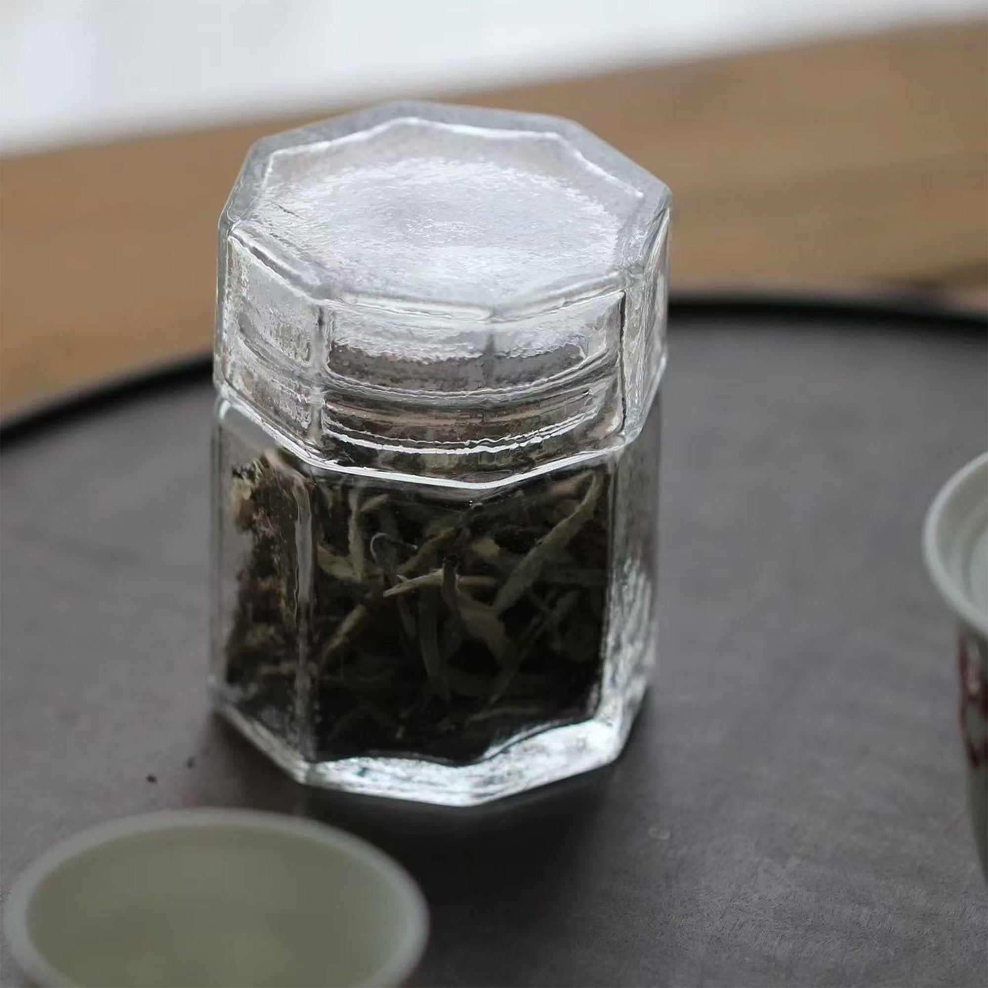OctaMini Glass Tea Jar