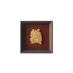 Asian-Inspired Golden Relief Framed Wall Art 215x215