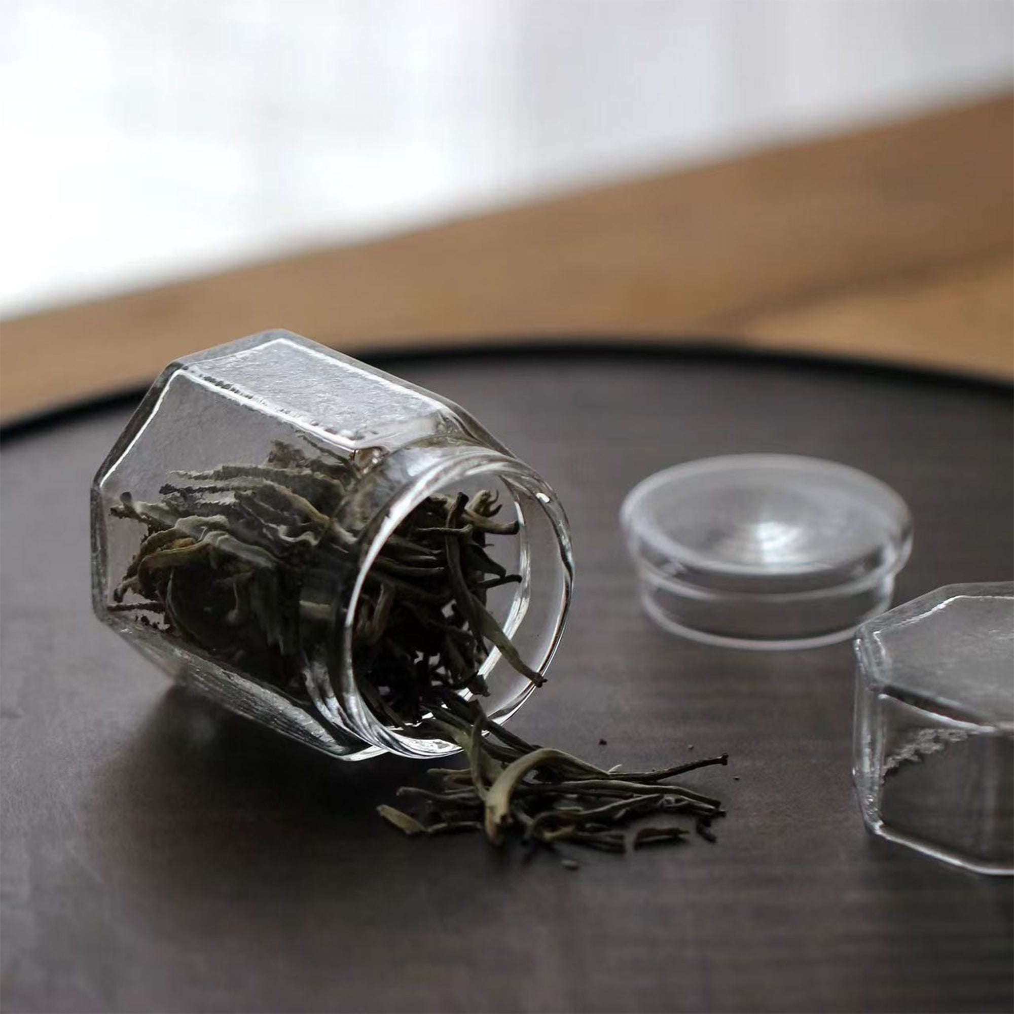 OctaMini Glass Tea Jar