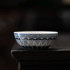Hand-Painted Scrollwork Tea Cup