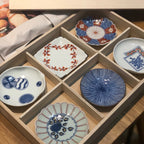Arita Ware Floral 6 Plates Gift Set