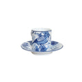 Birkley Hand-painted Porcelain Espresso Cup with Plate