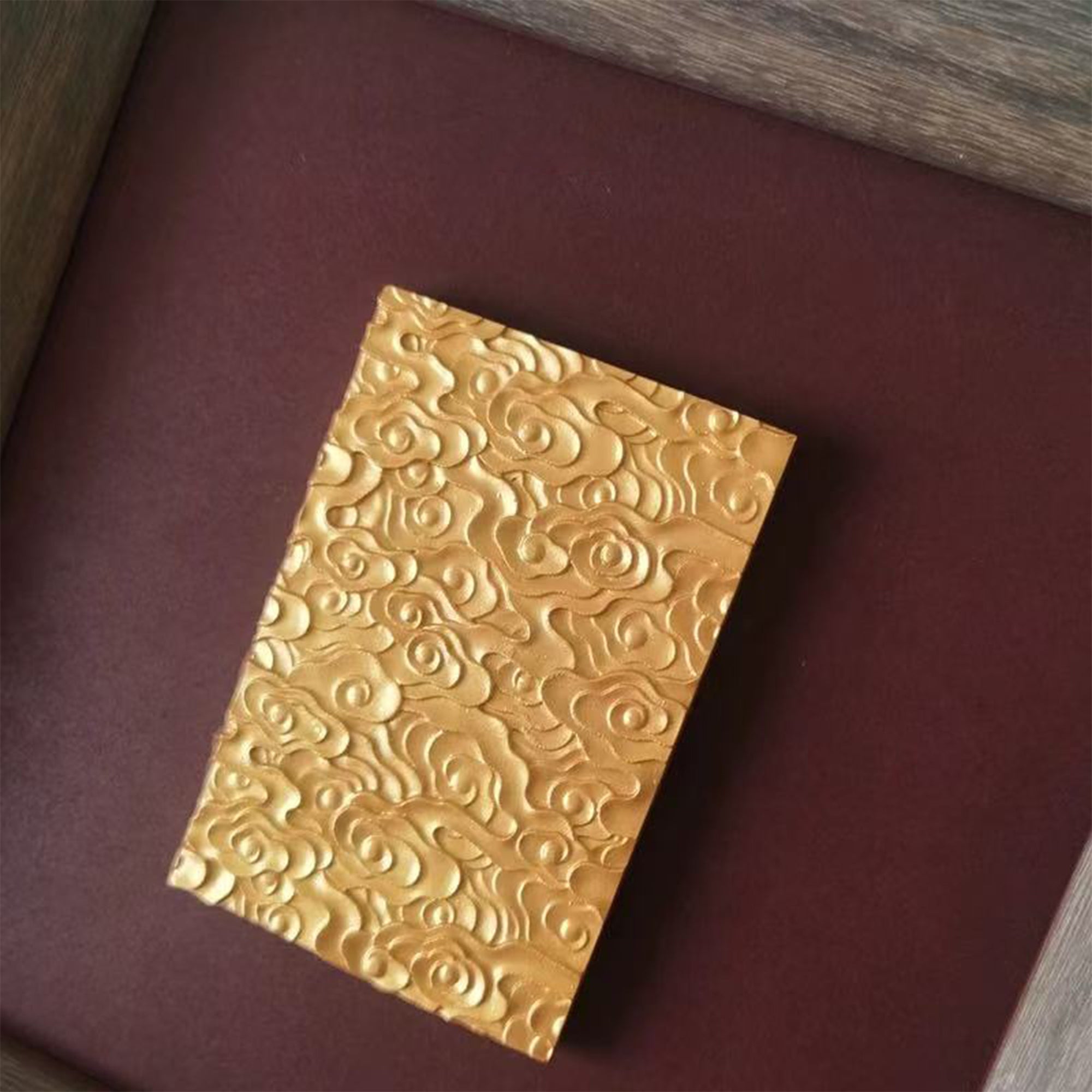 Asian-Inspired Golden Relief Framed Wall Art 215x215