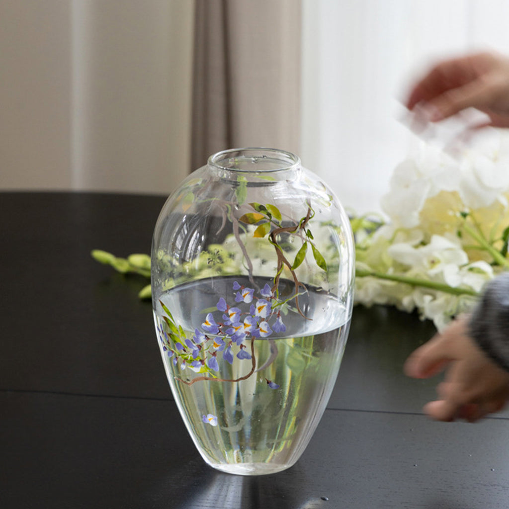 Lush Wisteria Bloom Vase