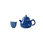 Snowflake Blue Tea Set