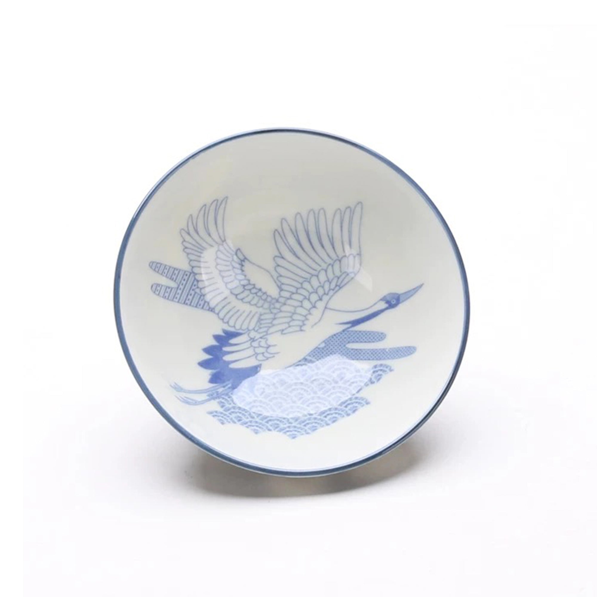 Auspicious Crane Porcelain Bowl