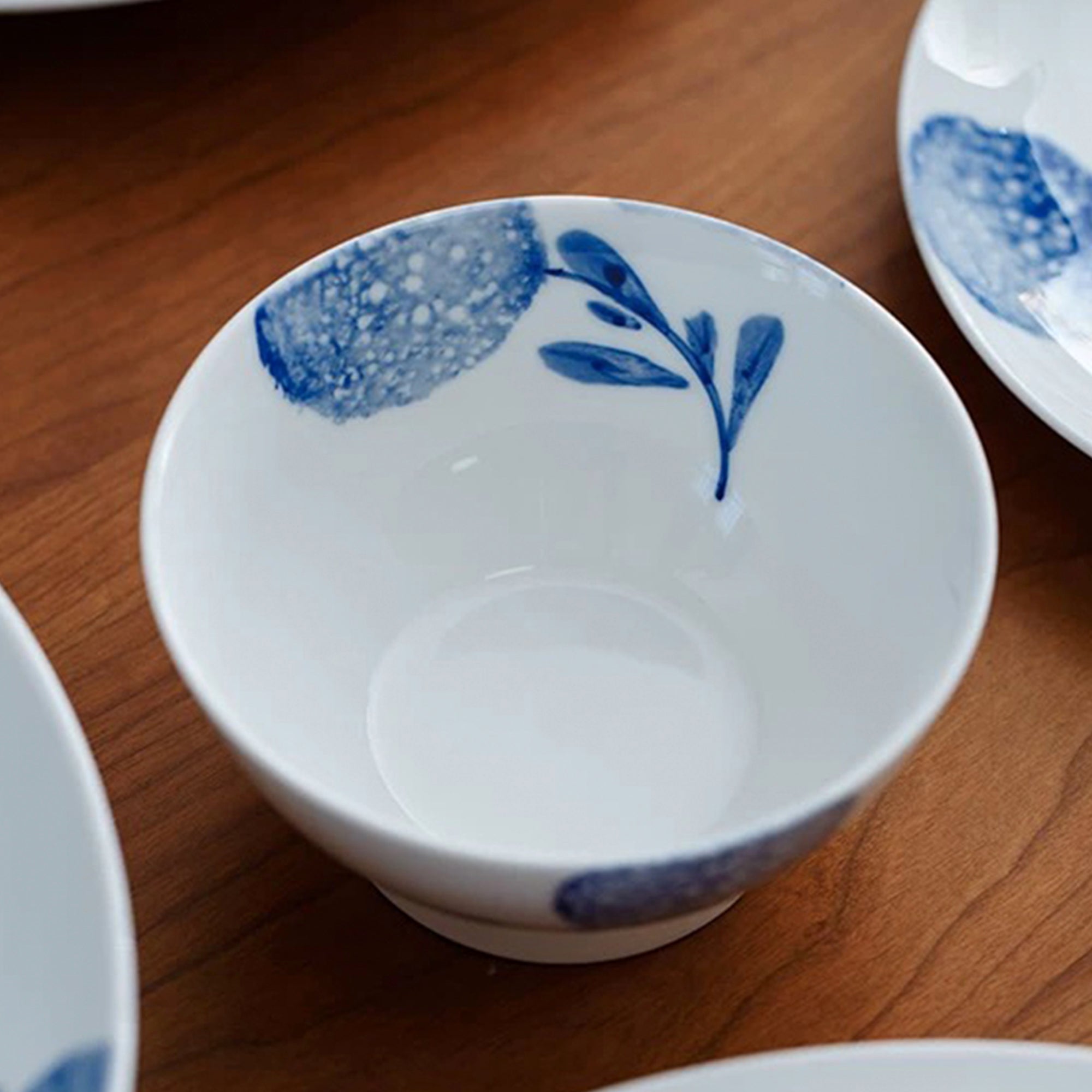 Blue and White Porcelain Reunion Rice Bowl