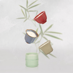Jun Ware Porcelain Candle | Crabapple Blossom Soy Wax