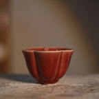 Oxblood Red Porcelain Candle | Winter Plum Soy Wax