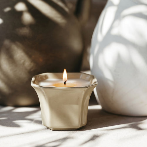 Celadon Porcelain Candle | Green Tea & Orange Blossom Soy Wax