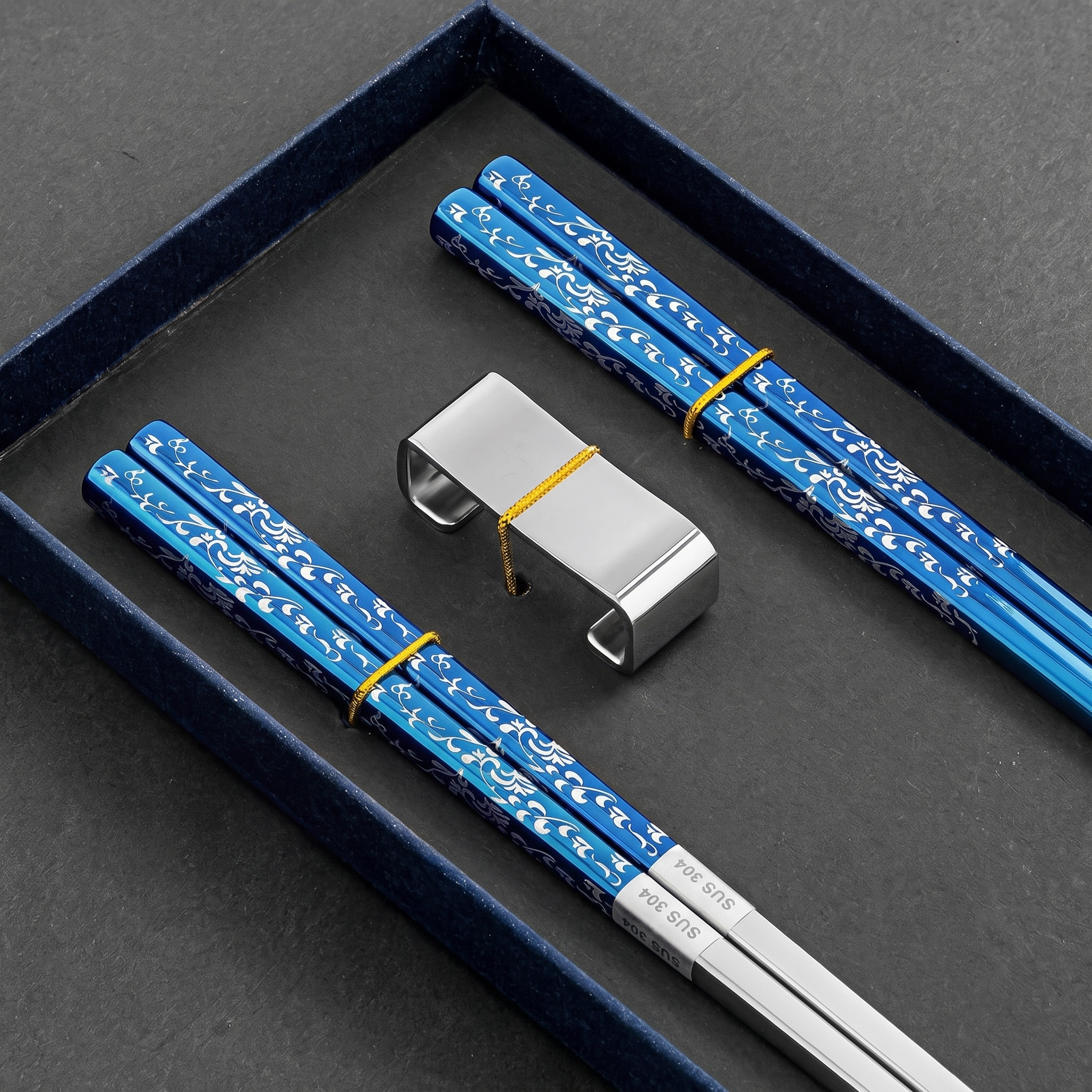 Lianhua Bloom Chopsticks Gift Set – 2 Pairs