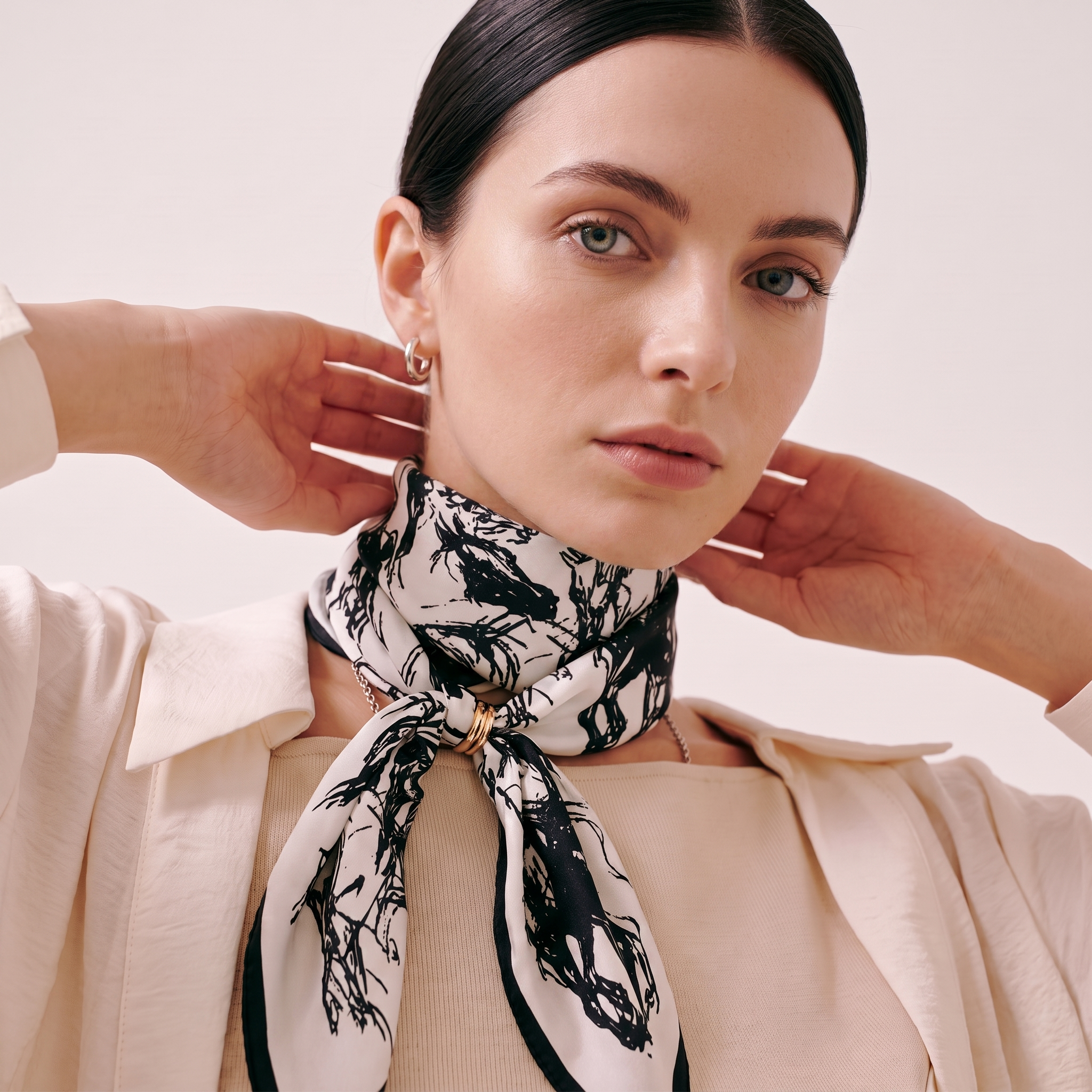 Equinox Equestrian Silk Scarf