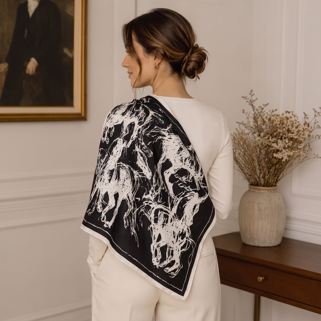 Equinox Equestrian Silk Scarf