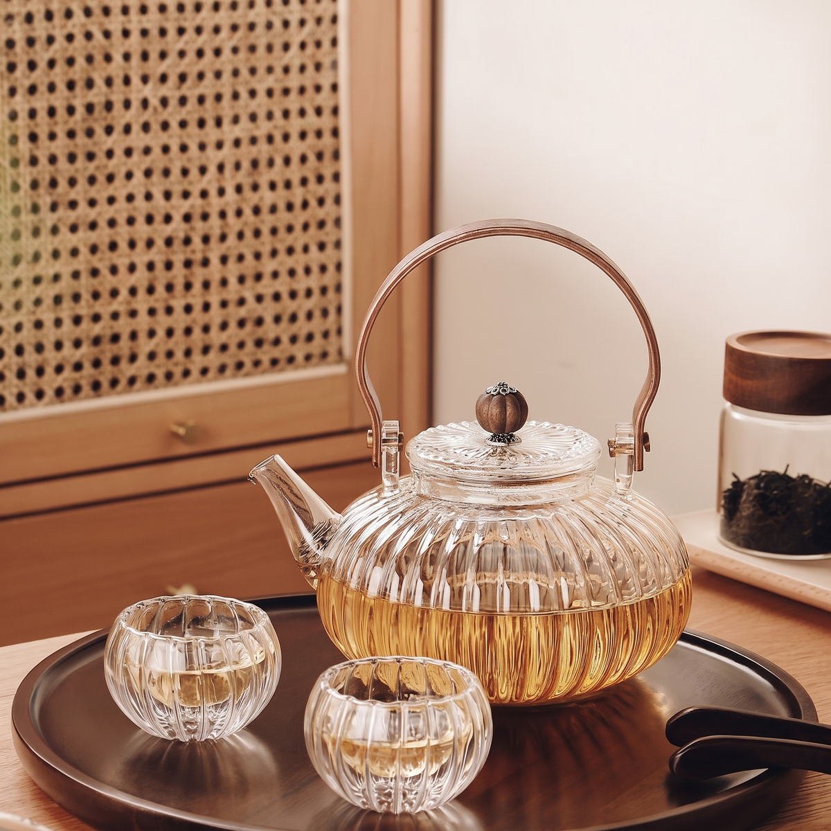 Lumen Glass Tea Set
