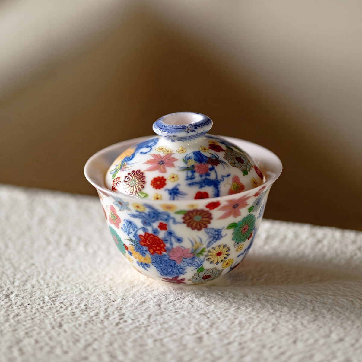 Imperial Garden Bloom Floravale Porcelain Gaiwan