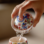 Imperial Garden Bloom Floravale Porcelain Gaiwan