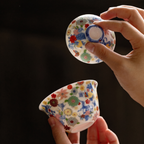 Imperial Garden Bloom Floravale Porcelain Gaiwan
