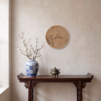 Plumwhisper Round Wall Art  400x400