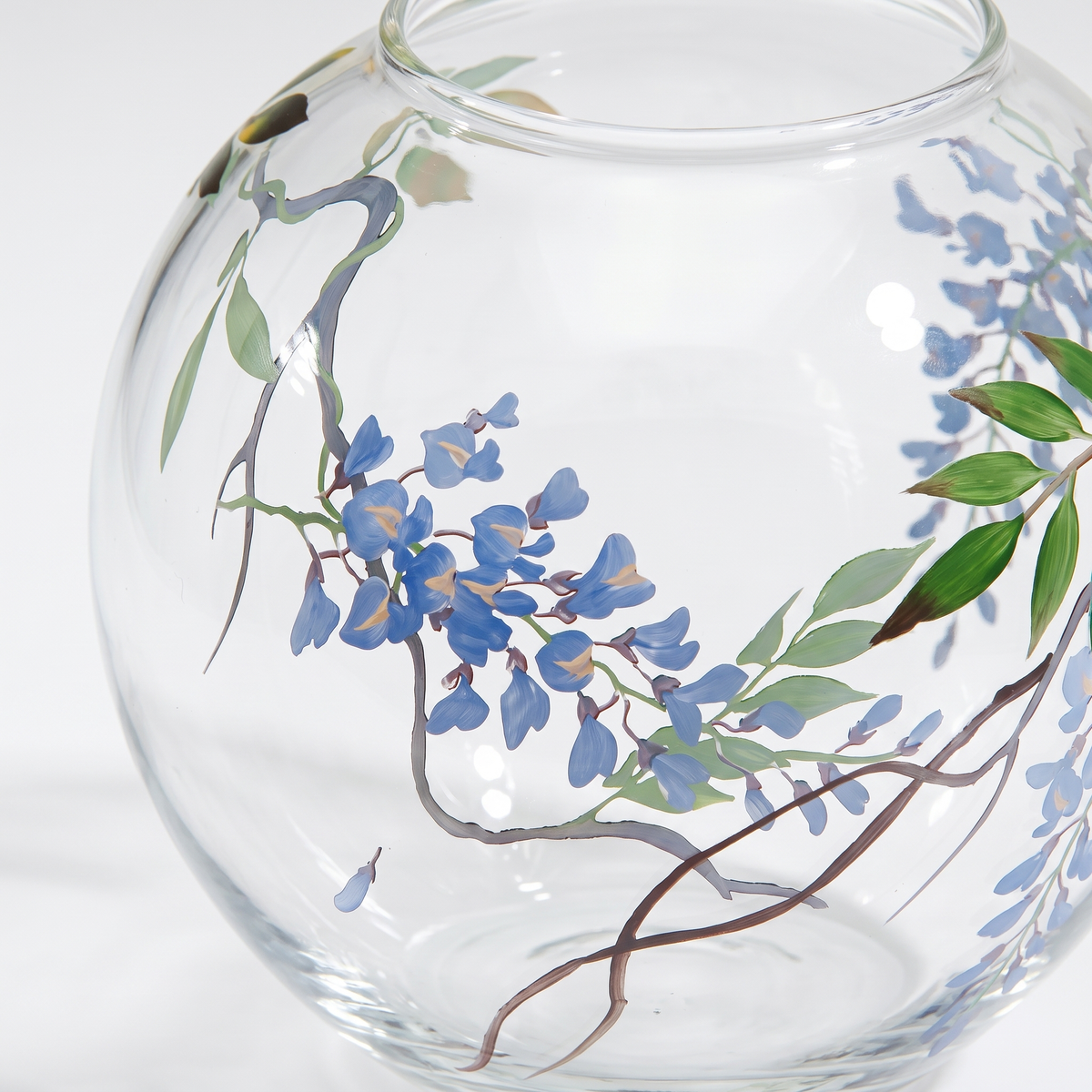 Lush Wisteria Bloom Vase