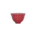 Oxblood Red Porcelain Candle | Winter Plum Soy Wax