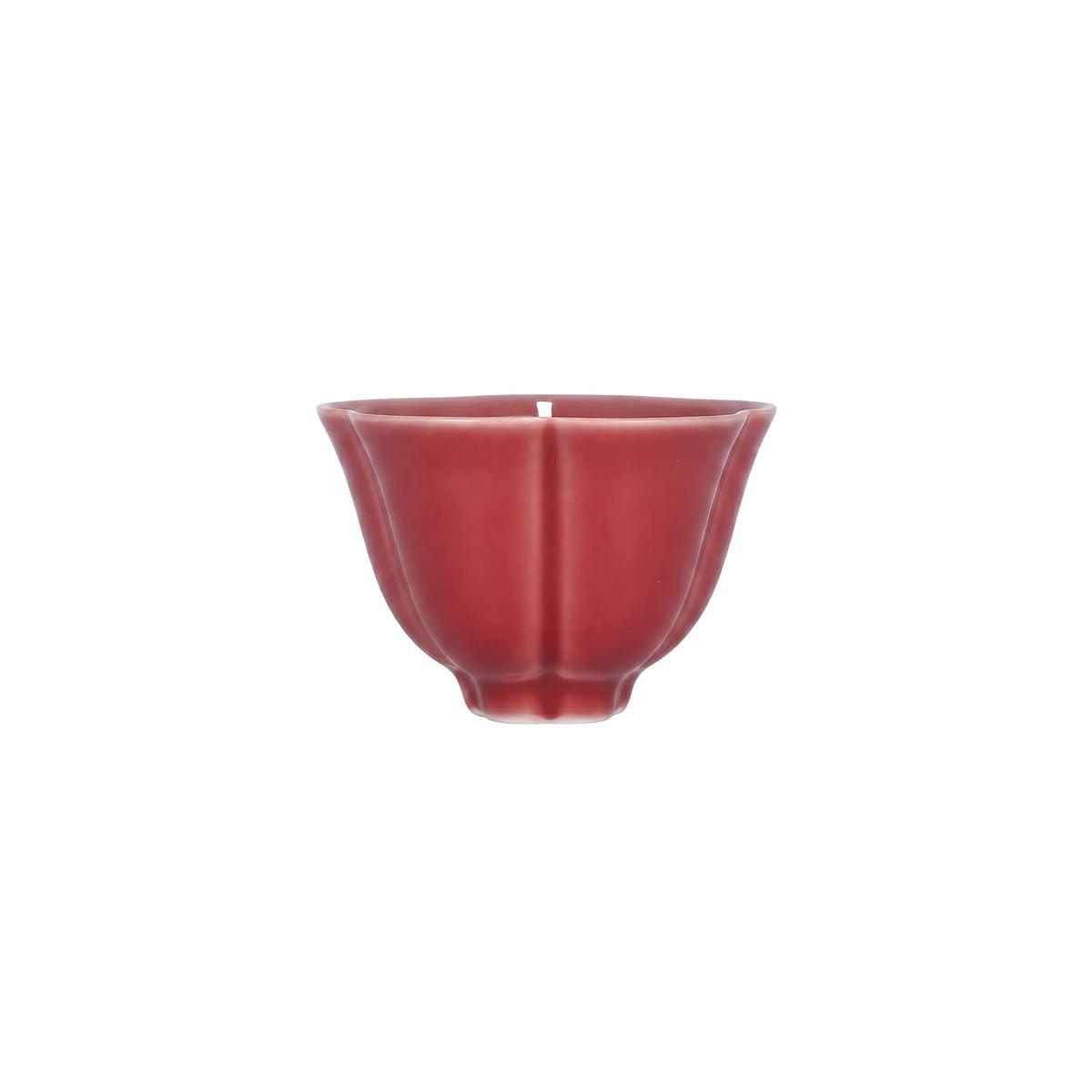 Oxblood Red Porcelain Candle | Winter Plum Soy Wax