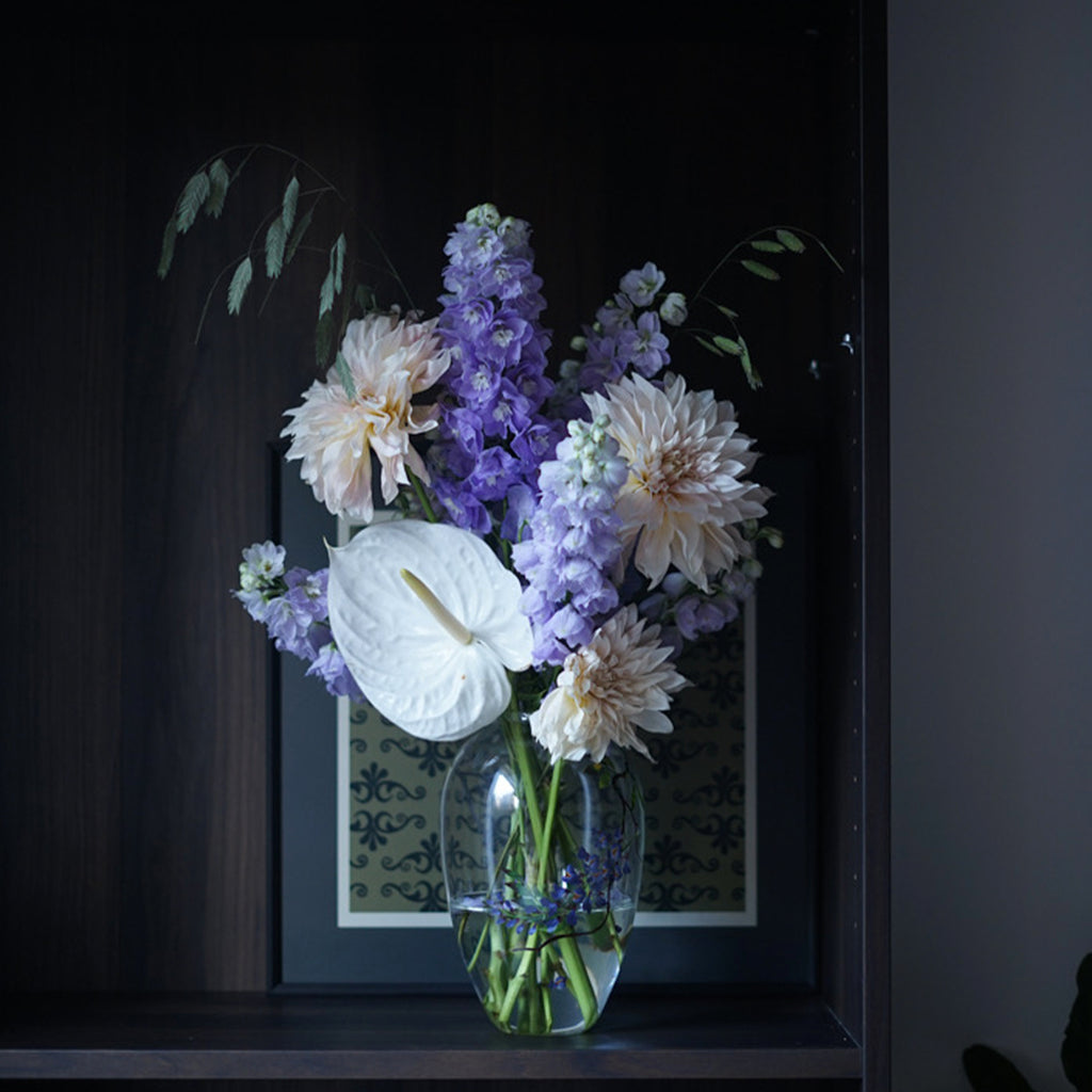 Lush Wisteria Bloom Vase