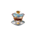 Chinese Tea Cup with Lid - Fong's Golden Traditional Gaiwan