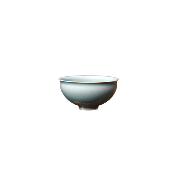 Plain Celadon Constricted Mouth Cup With Gift Box