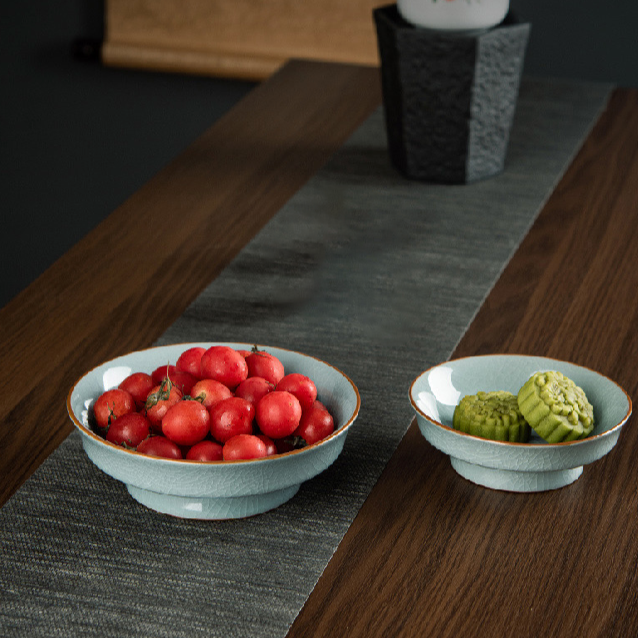 Crackle Glaze Fruit Bowl