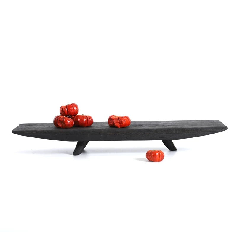 Charcoal Crest Tray