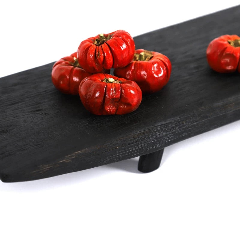 Charcoal Crest Tray