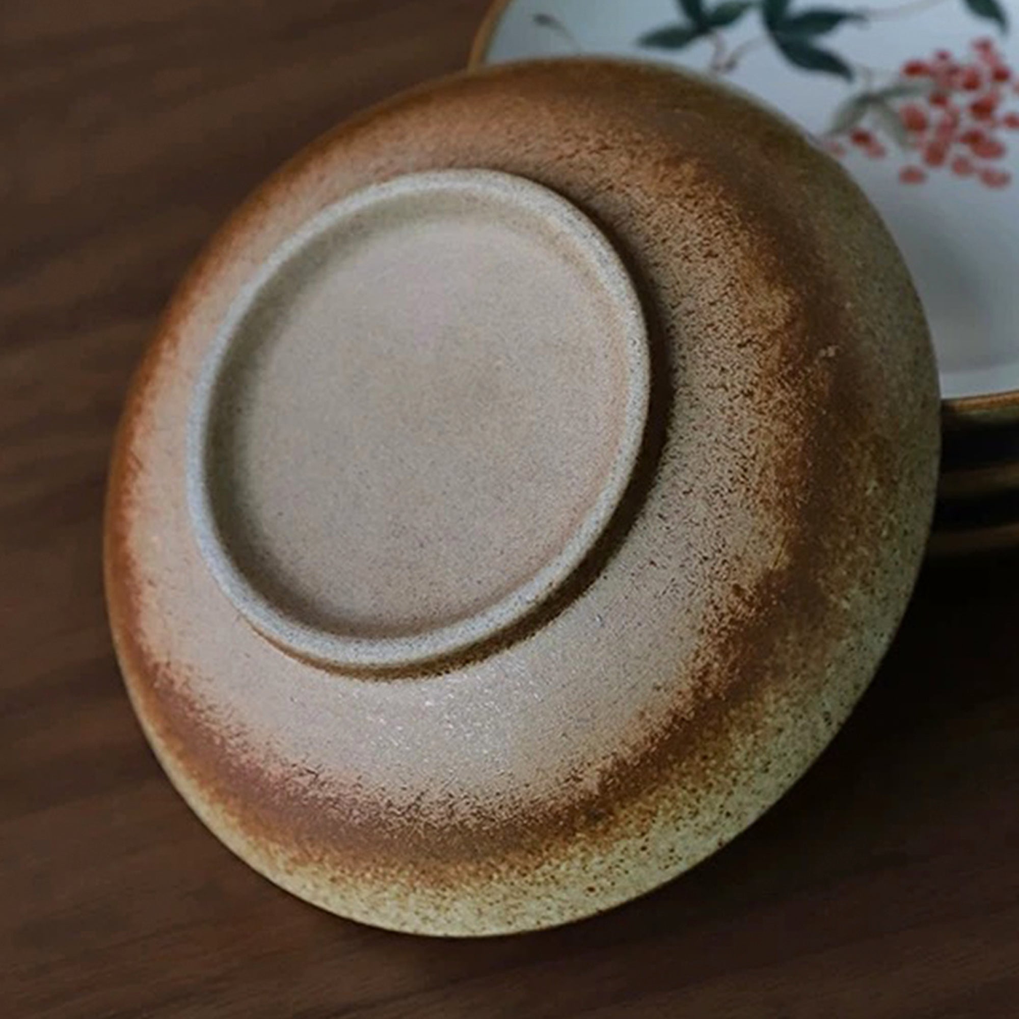 Hand-Painted Autumn Harvest Persimmon Plate