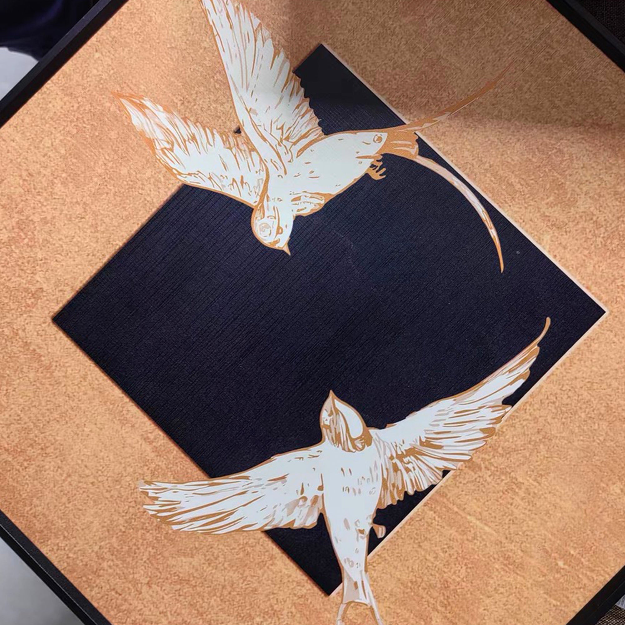 Butterfly Affection and Oriole Sentiment Wall Art 400x400