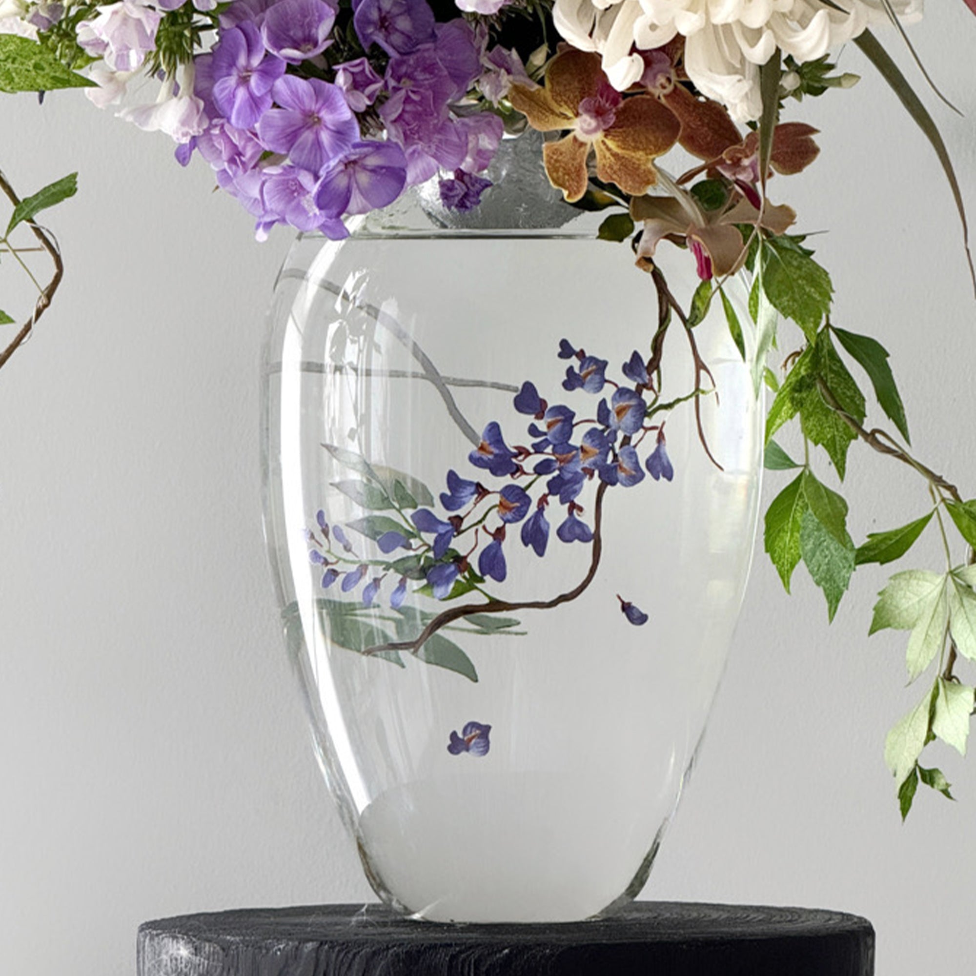 Lush Wisteria Bloom Vase