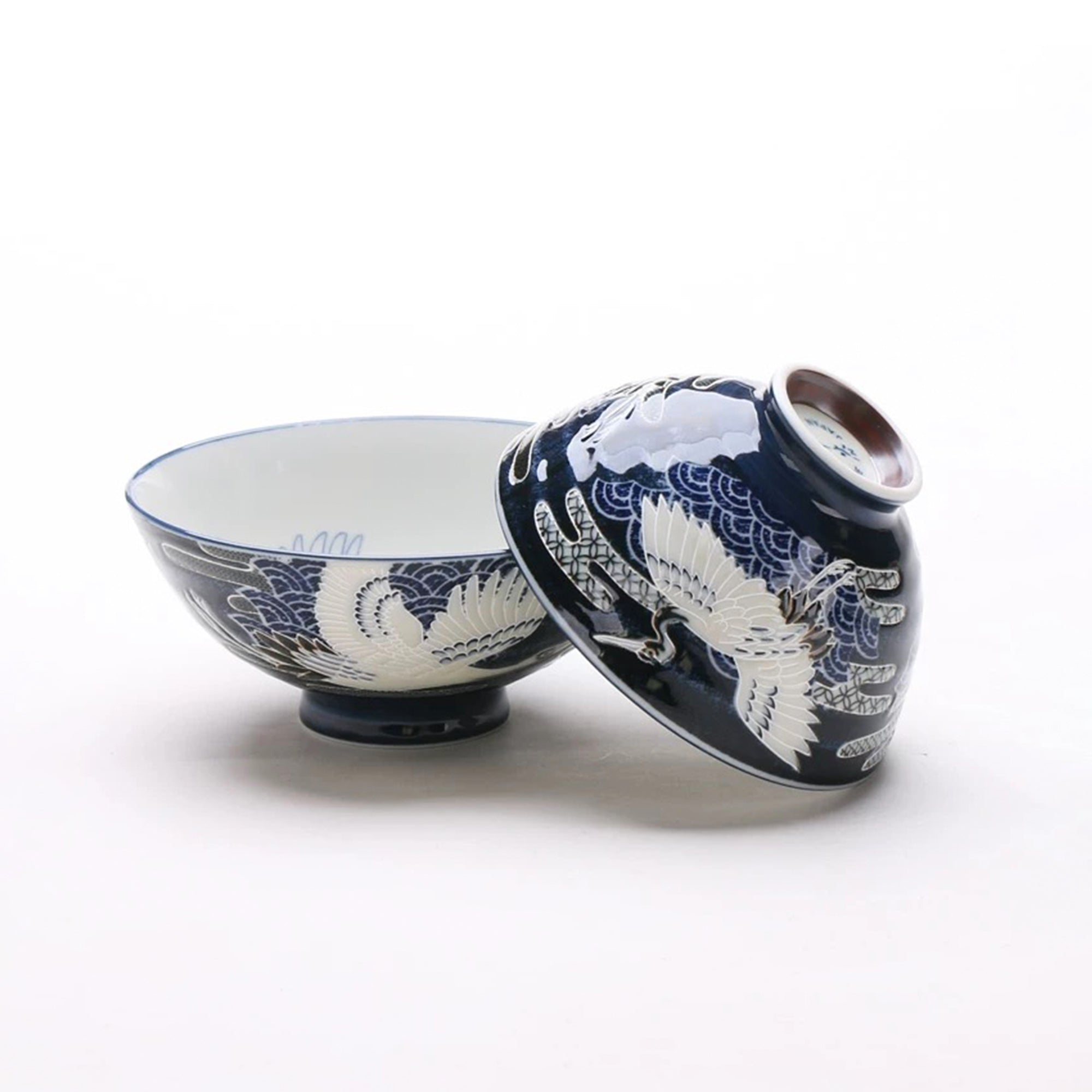 Auspicious Crane Porcelain Bowl