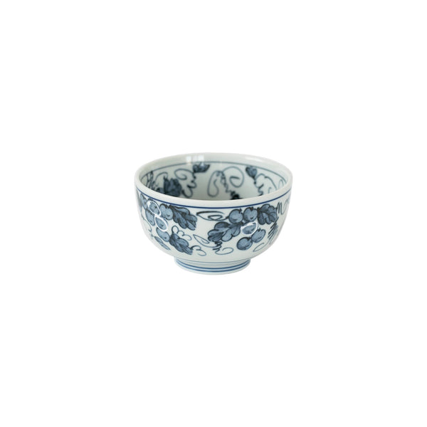 Blue-Painted Pastoral Blue and White Porcelain Bowl