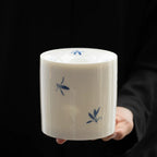 Hand-Painted Butterfly Orchid Ashtray