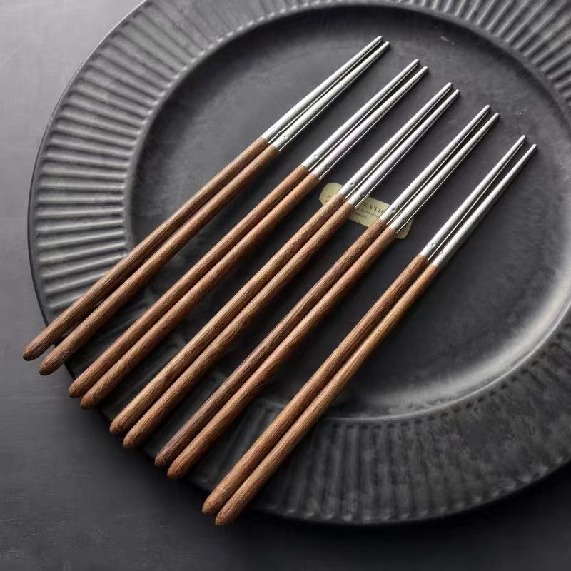 Kuro Wenge Steel Chopsticks