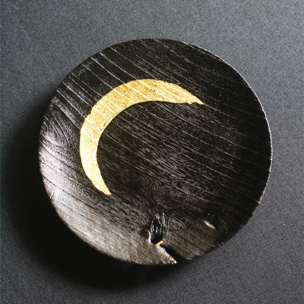 Taomujian Camphor Lacquered Large Tea Tray - Moon - Handcrafted, Only One Limited